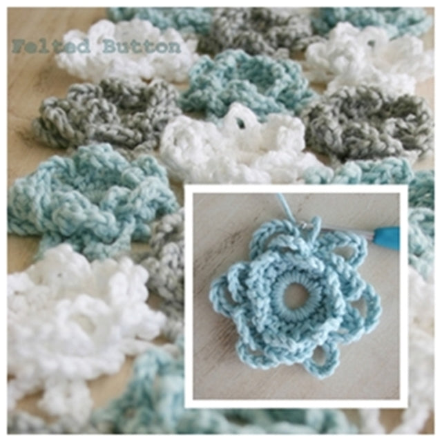 Loopy Loop Crochet Flower