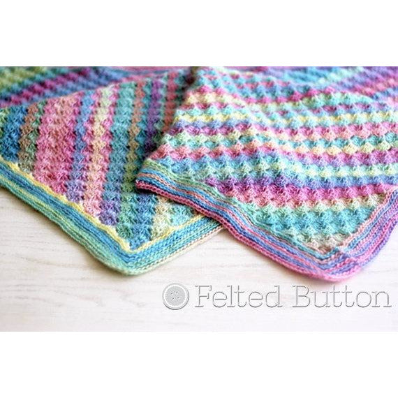 Corner to corner discount crochet baby blanket