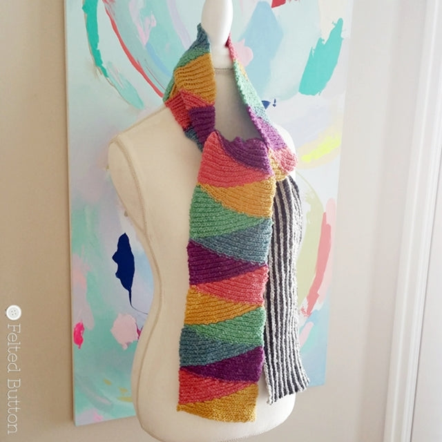 Long and Short Scarf Free Crochet Pattern