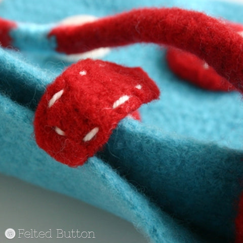 Cross-body Bag | Crochet Pattern | Felted Button