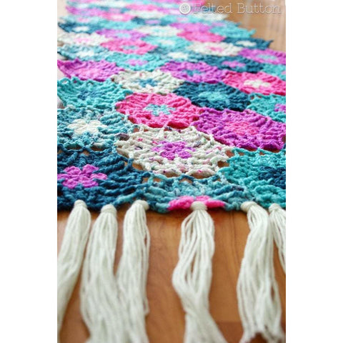 Haarlem Wrap | Crochet Pattern | Felted Button