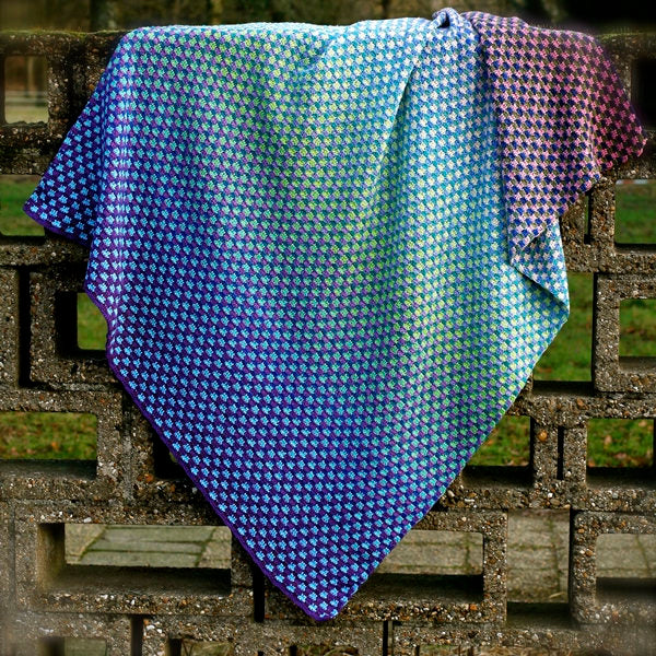 Trio Blanket | Crochet Pattern | Felted Button