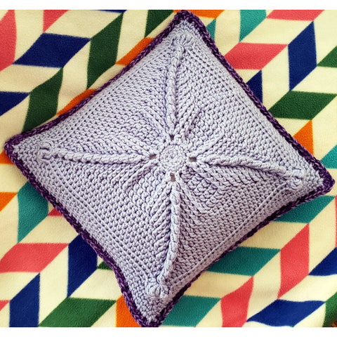 Asanas Pillow | Crochet Pattern | Felted Button